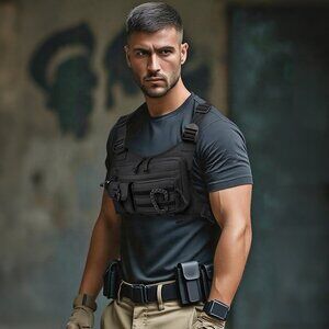 Multifunctional Adjustable Vest Waterproof Chest Bag(Any Color)